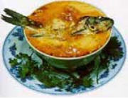 Chinese Food Recipe: Steamed Carp in Egg Custard